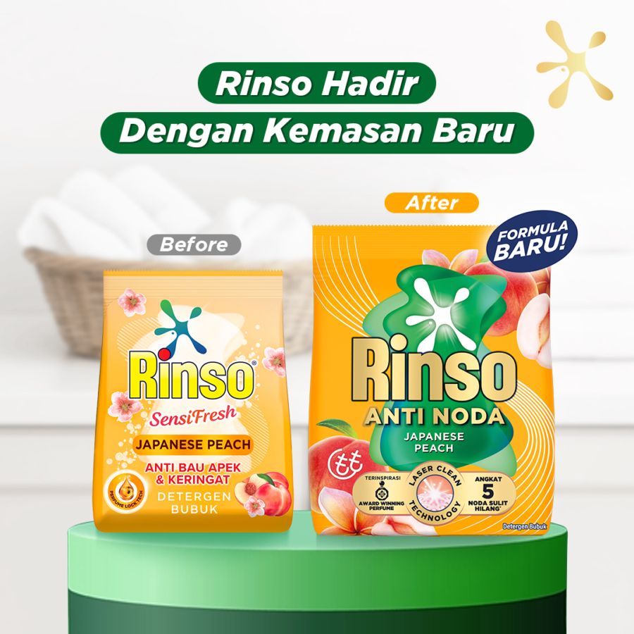 Detergen Bubuk Rinso Anti Noda Japanese Peach 2750 gram