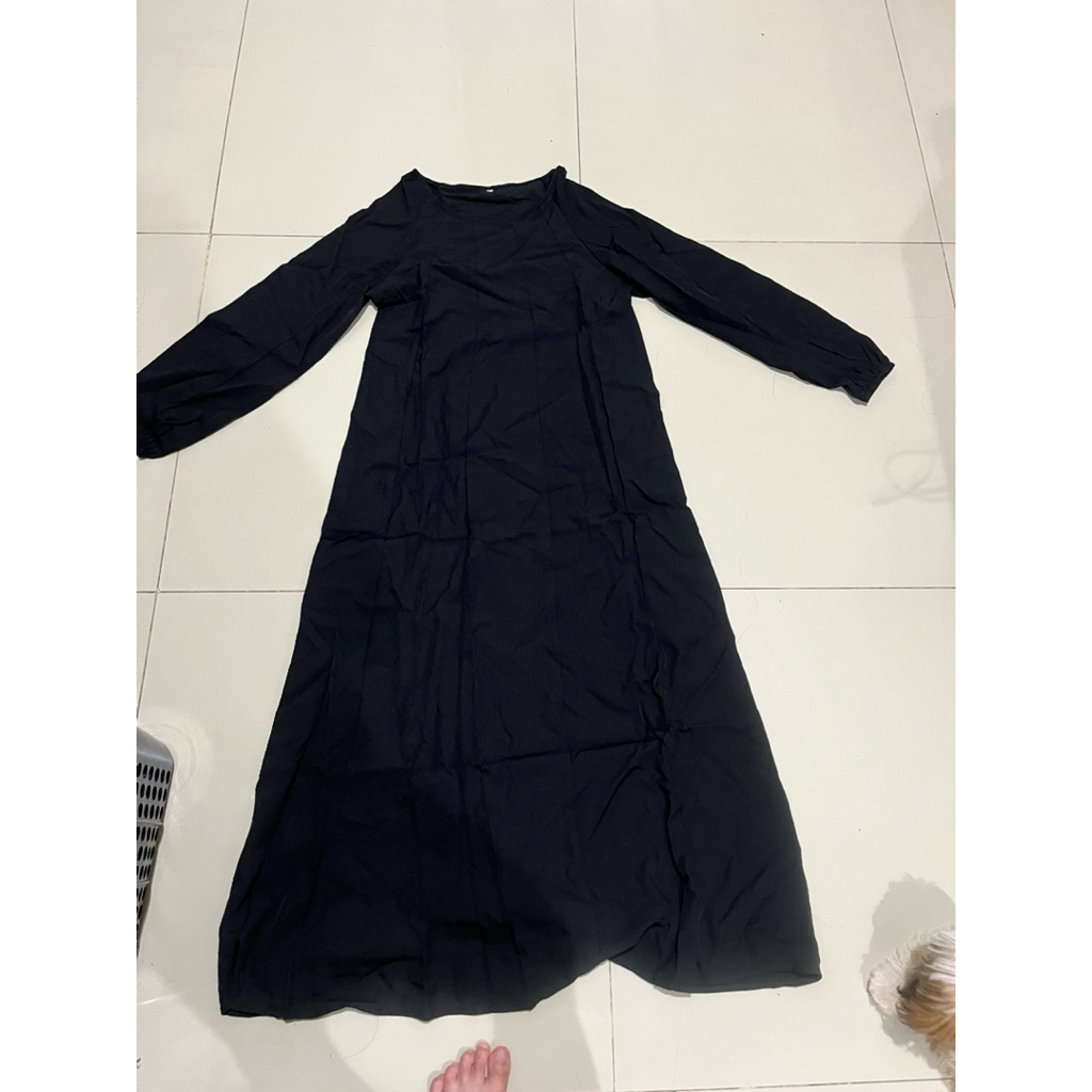 gamis tangan karet