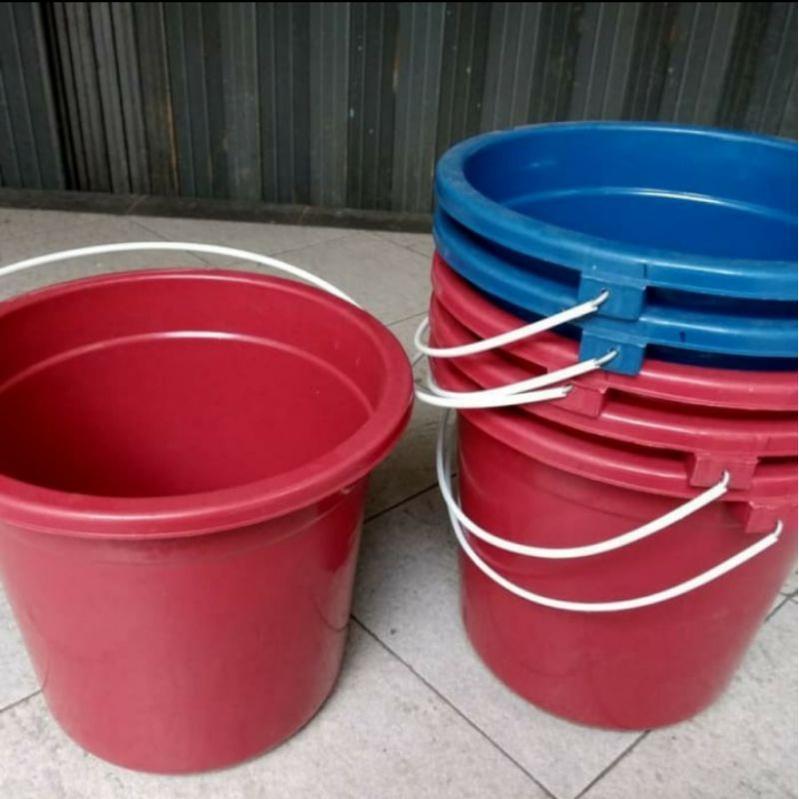 Ember Plastik Tanpa Tutup Warna 3 galon 4 Galon Ember Plastik Serbaguna Gagang