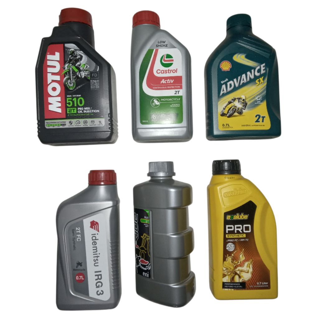 Oli Samping Oli Pisah 2T Motul Castrol Shell Idemitsu Eni Agif Evalube Vespa Px Super Vbb