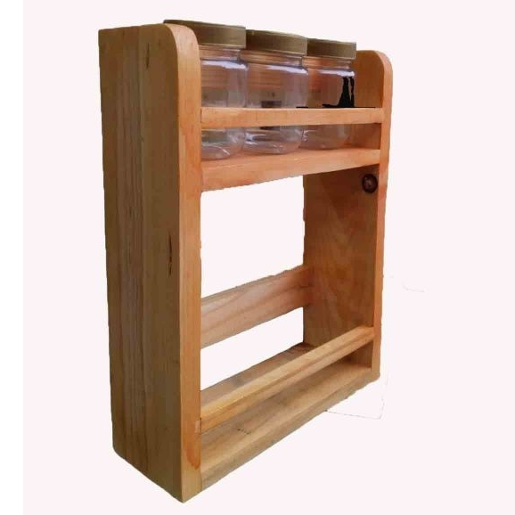 Rak bumbu 6 toples/Rak 2 susun 6 toples