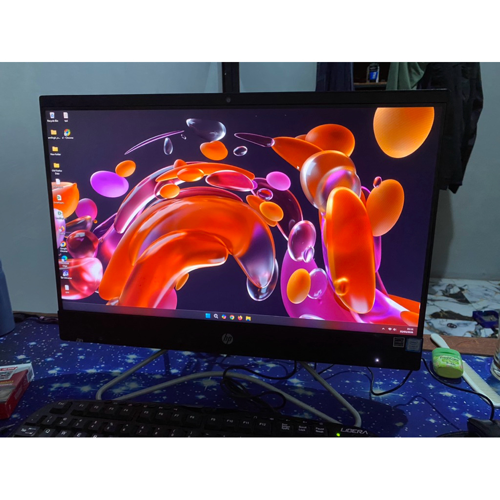 komputer Pc all in one hp core i3 gen 8 ram ddr4 20GB hdd 500GB