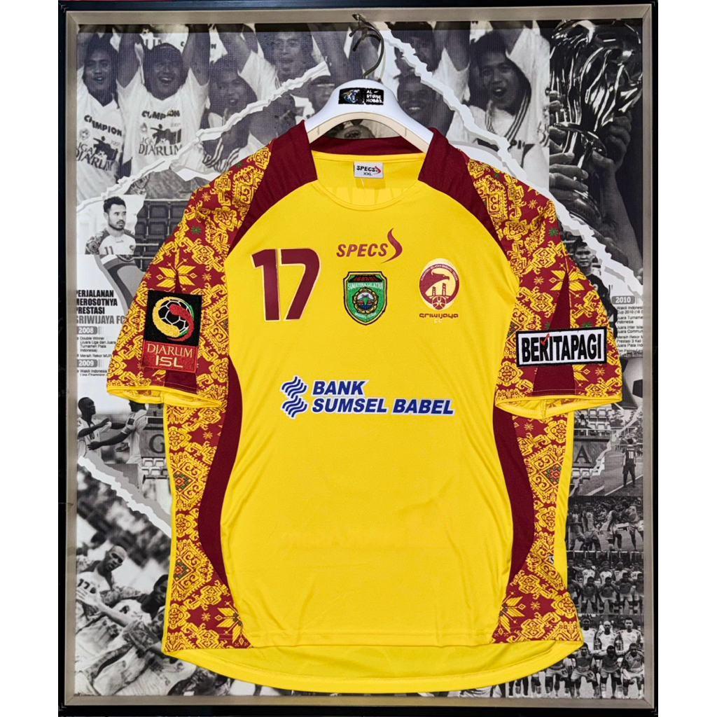 Jersey Sriwijaya Fc Home Original Specs #17