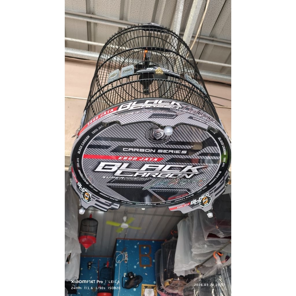 Sangkar ebod murai pvc decal ruji fiber