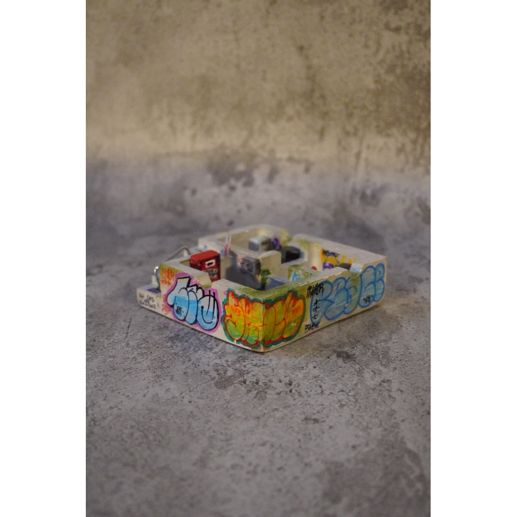 Graffiti Organizer Vol.3 | Organizer | Ashtray | Asbak | Clay | Clay art | Clay custom | Asbak Skena