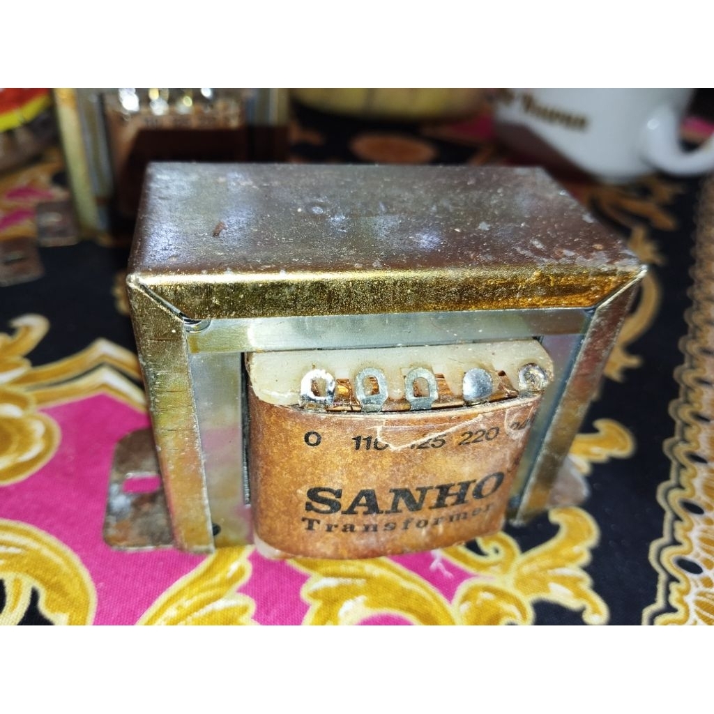 Trafo Sanho 3A CT 15 V mulus buatan lawas