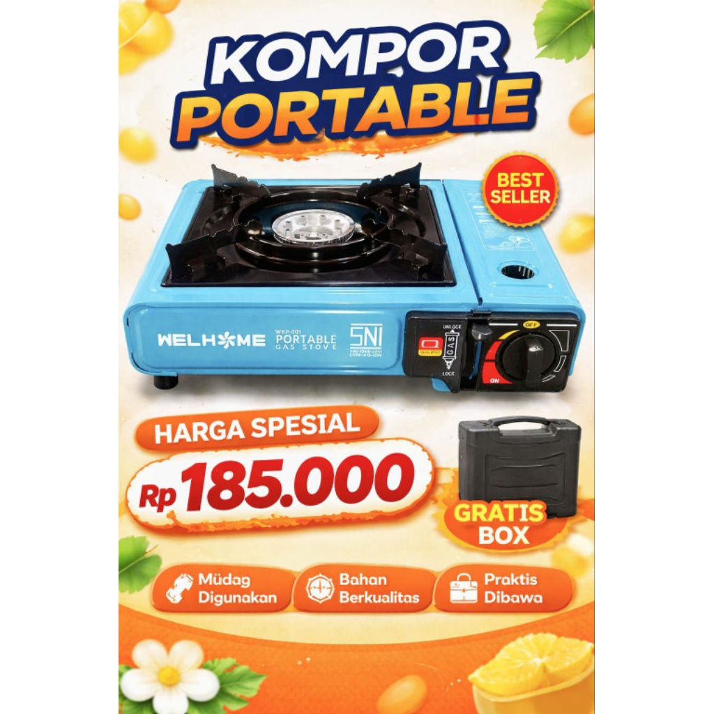 kompor portable WELHOME