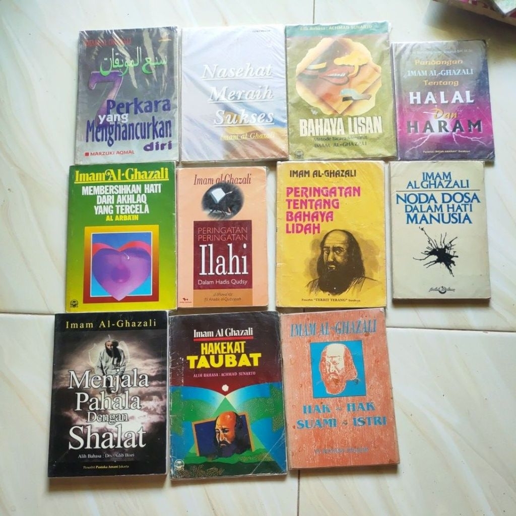 Buku Imam Al-Ghazali Original | Tasawuf, Akhlak & Filsafat Islam | Preloved | Banyak Judul