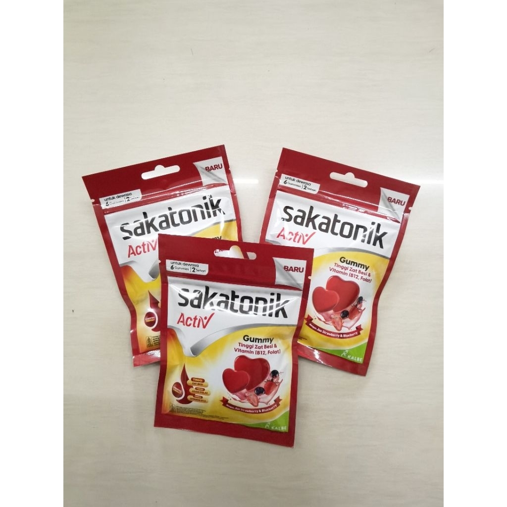 Sakatonik Activ Gummy - Multivitamin Zat Besi