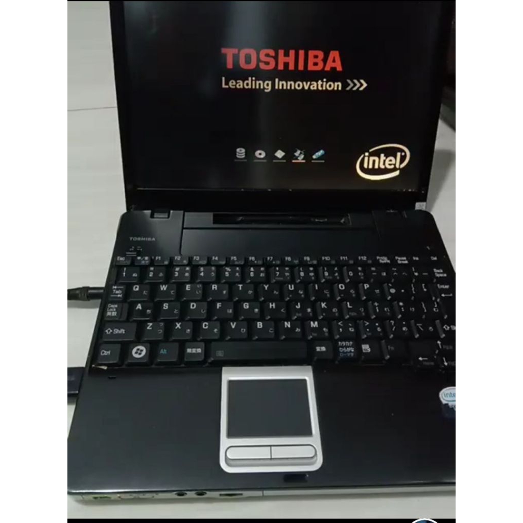 bahan part sparepart laptop Toshiba dynabook ss 1700 my ss1700my laptop error rusak tidak normal Not