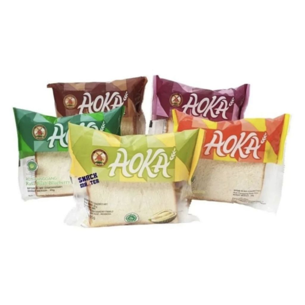 Roti Aoka 1 Dus Campur Isi 60Pcs