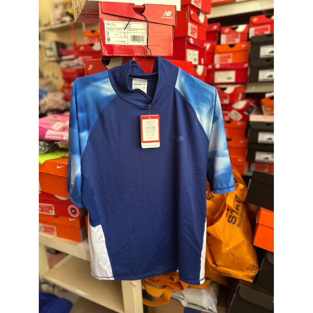 Baju renang pria dewasa speedo blue