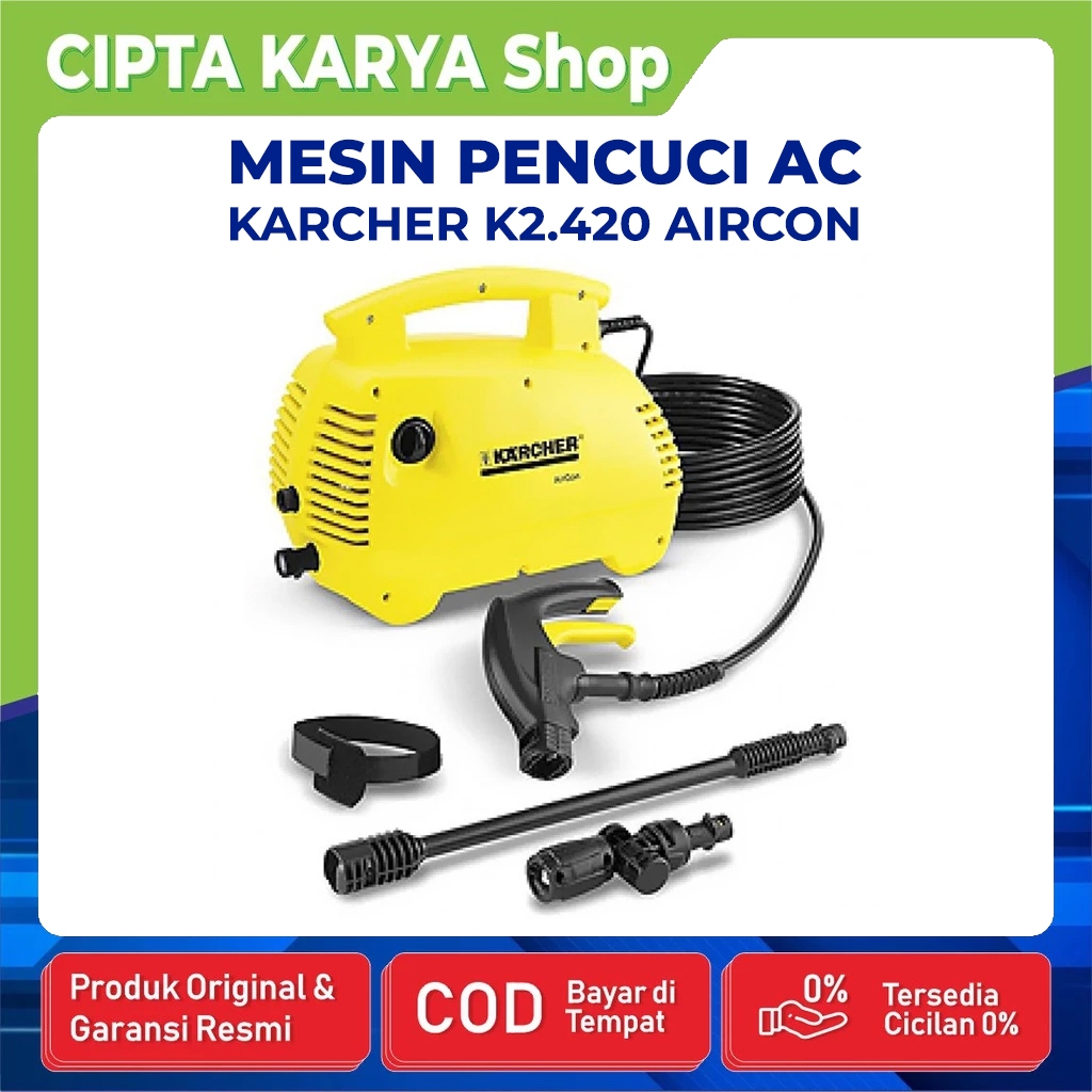 Mesin Pencuci AC High Pressure Cleaner Karcher K 2.420 AirCon | K 2 420 | K2 420 Second