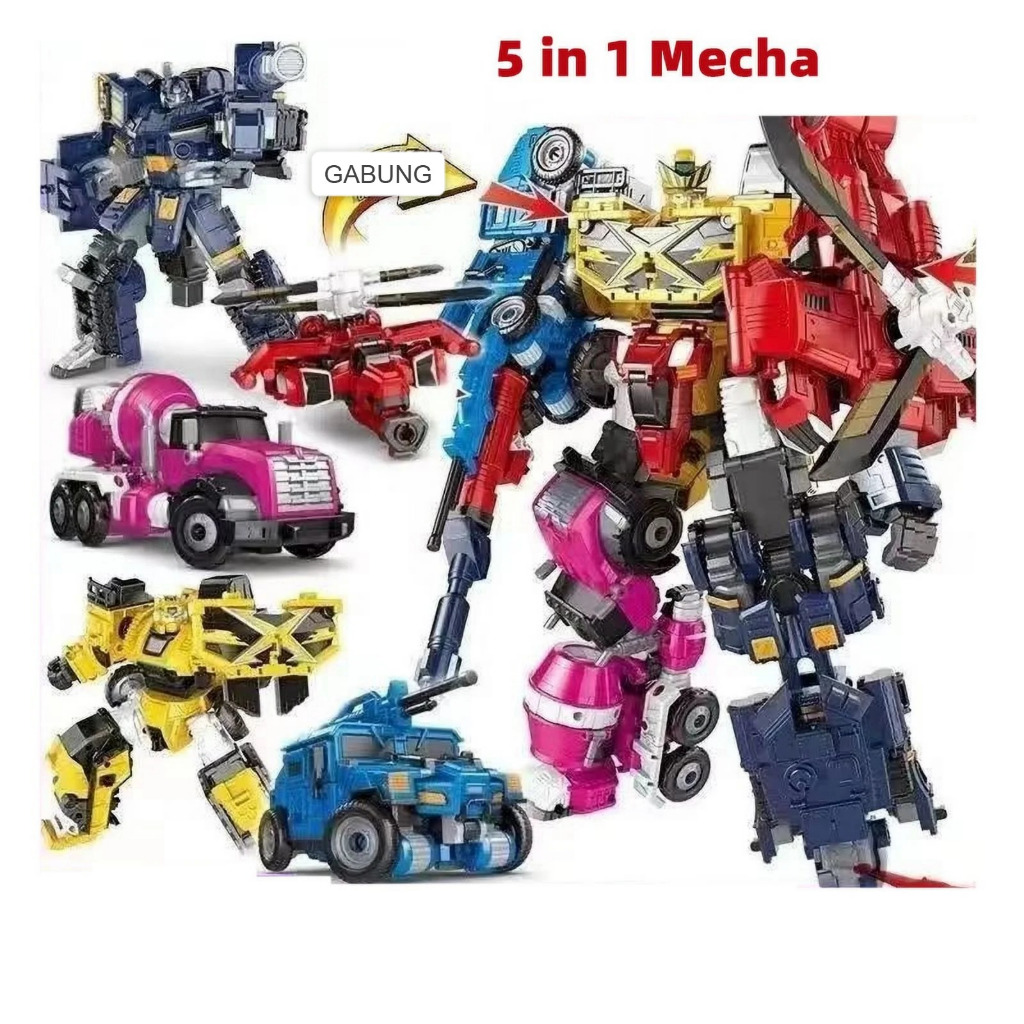 Mainan Robot Mainan Robot Deformation Robot Transformer Megazord Dinozord Valentine Anak