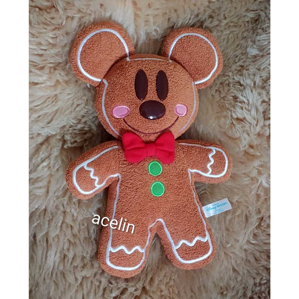 Mickey Mouse Gingerbread Plush Doll Tokyo Disney Resort
