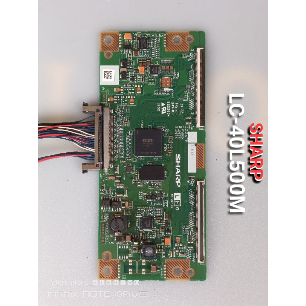 TCON Sharp LC-40L500M   tcon Tv sharp lc-40L500M   tcon Sharp 40inchi   Tcon sharp lc - 40l500m