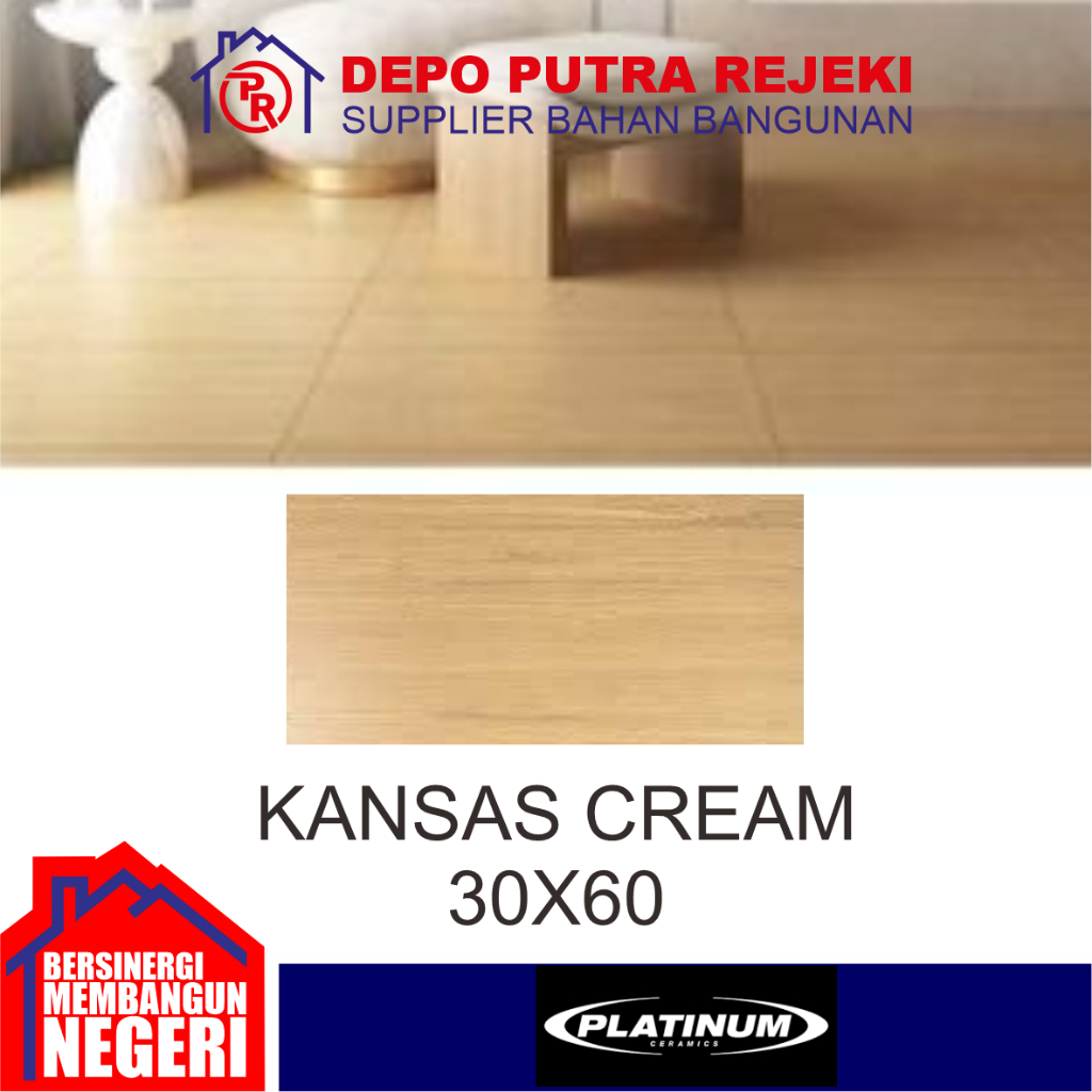 Keramik Platinum 30x60 Kansas Cream