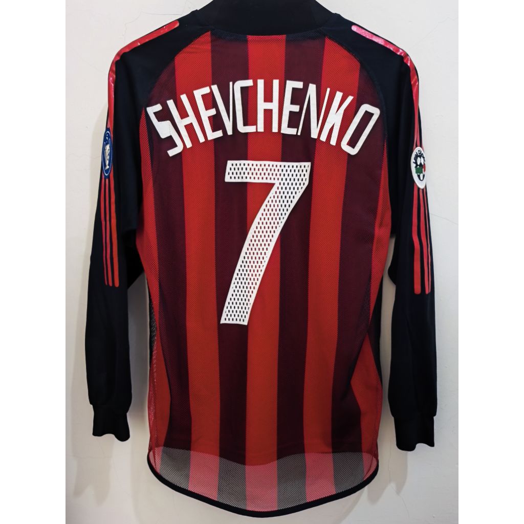 Jersey Original AC Milan 2002/03 Player Issue Long sleeve Shevchenko