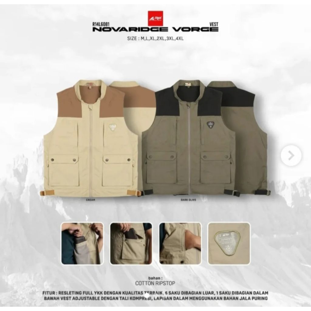 ROMPI REI VEST NOVARIDGE VORCE