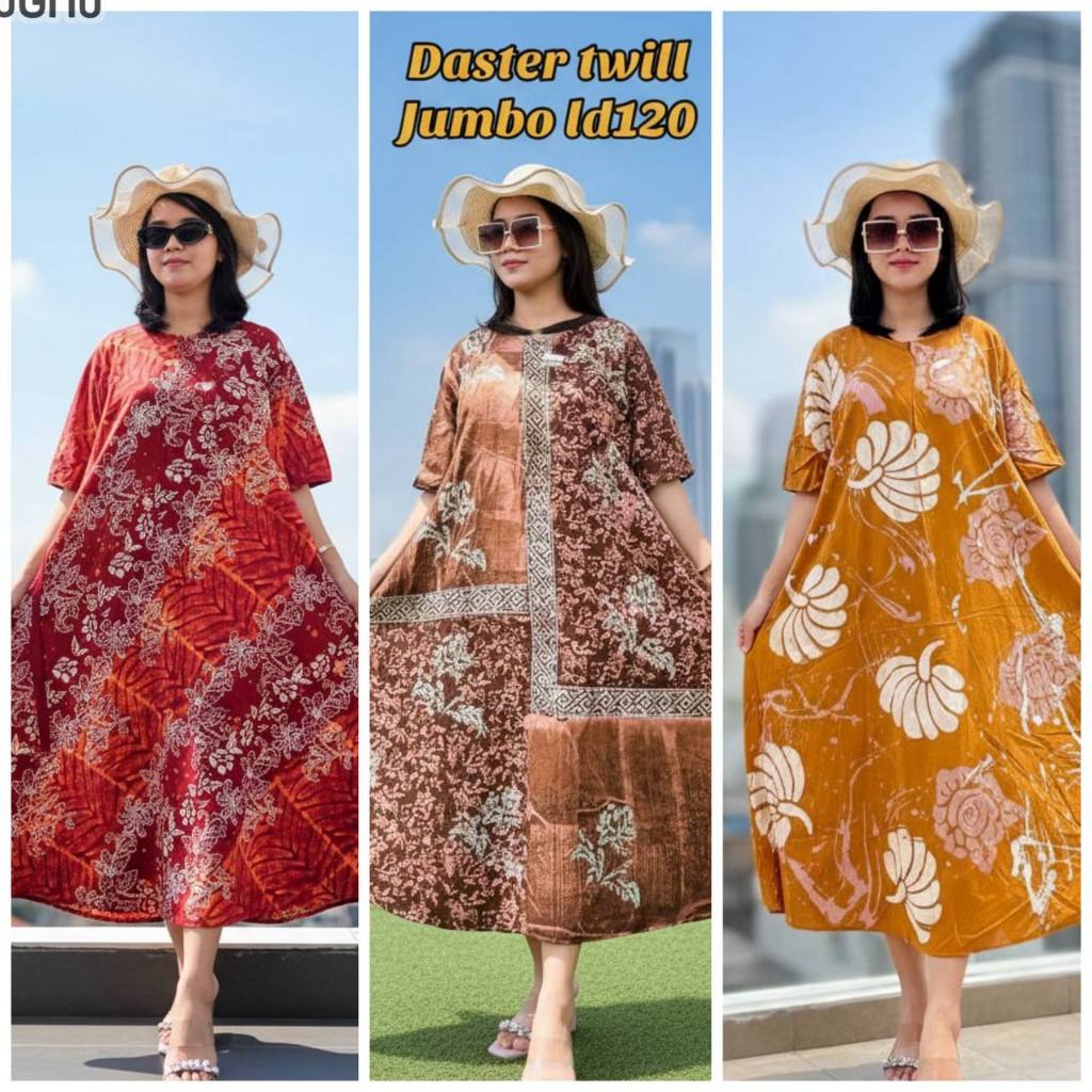 Daster twill JUMBO Original Terbaru  (bisa cod) LD120