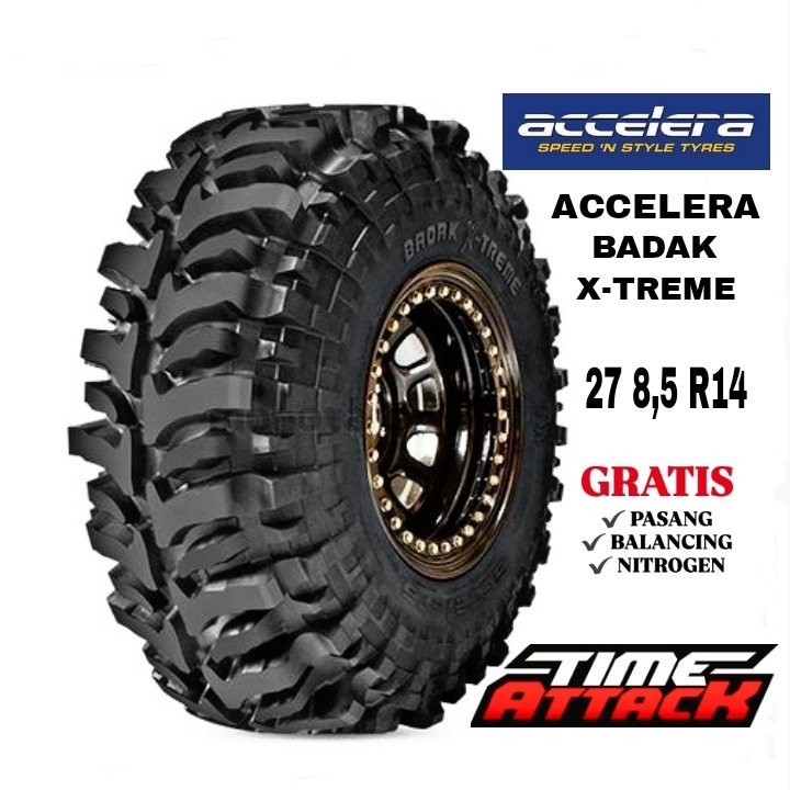 Ban Mobil ACCELERA BADAK X-TREME 27 8,5 R14 Ban Mobil Offroad Ring 14