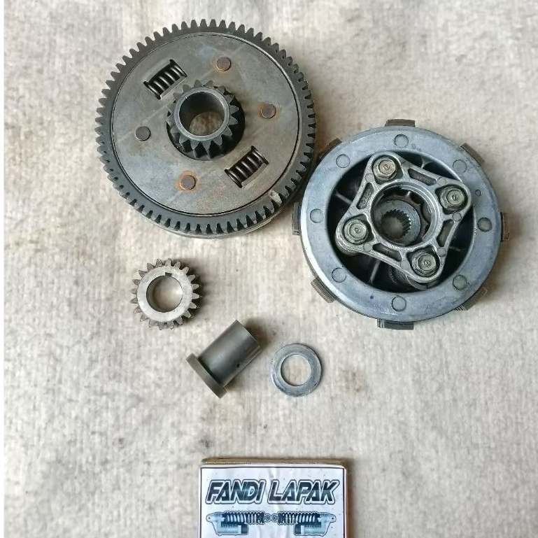 house kopling rumah kampas kopling 1 set draft gear Honda Verza Megapro monoshock crf 150 original