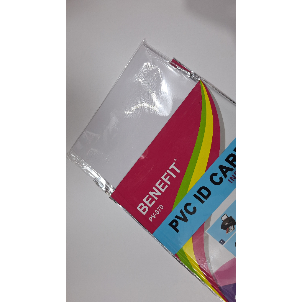 PVC ID CARD BENEFIT / UNTUK MENCETAK KARTU SERBAGUNA DAN BERKUALITAS (1PAK)