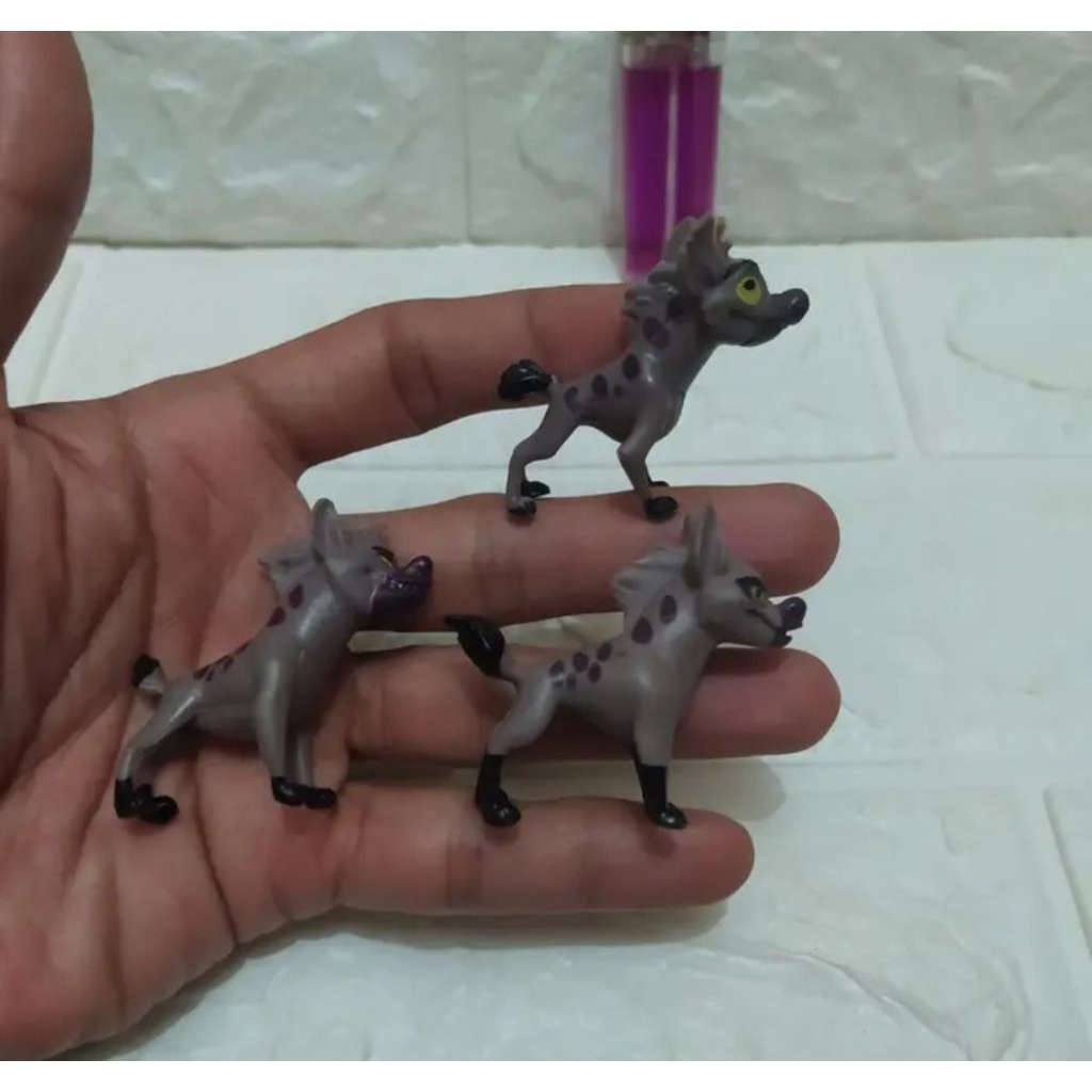 ACTION FIGURE MAINAN BINATANG HYENA SET LION KING ORIGINAL