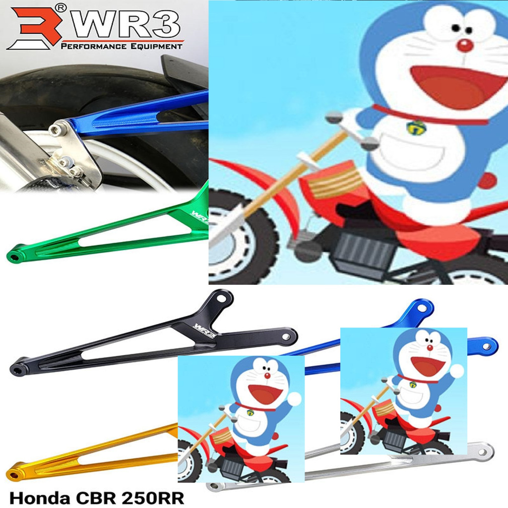Hanger knalpot wr3 cbr250rr cbr 250rr lepas footstep belakang pegangan knalpot dr