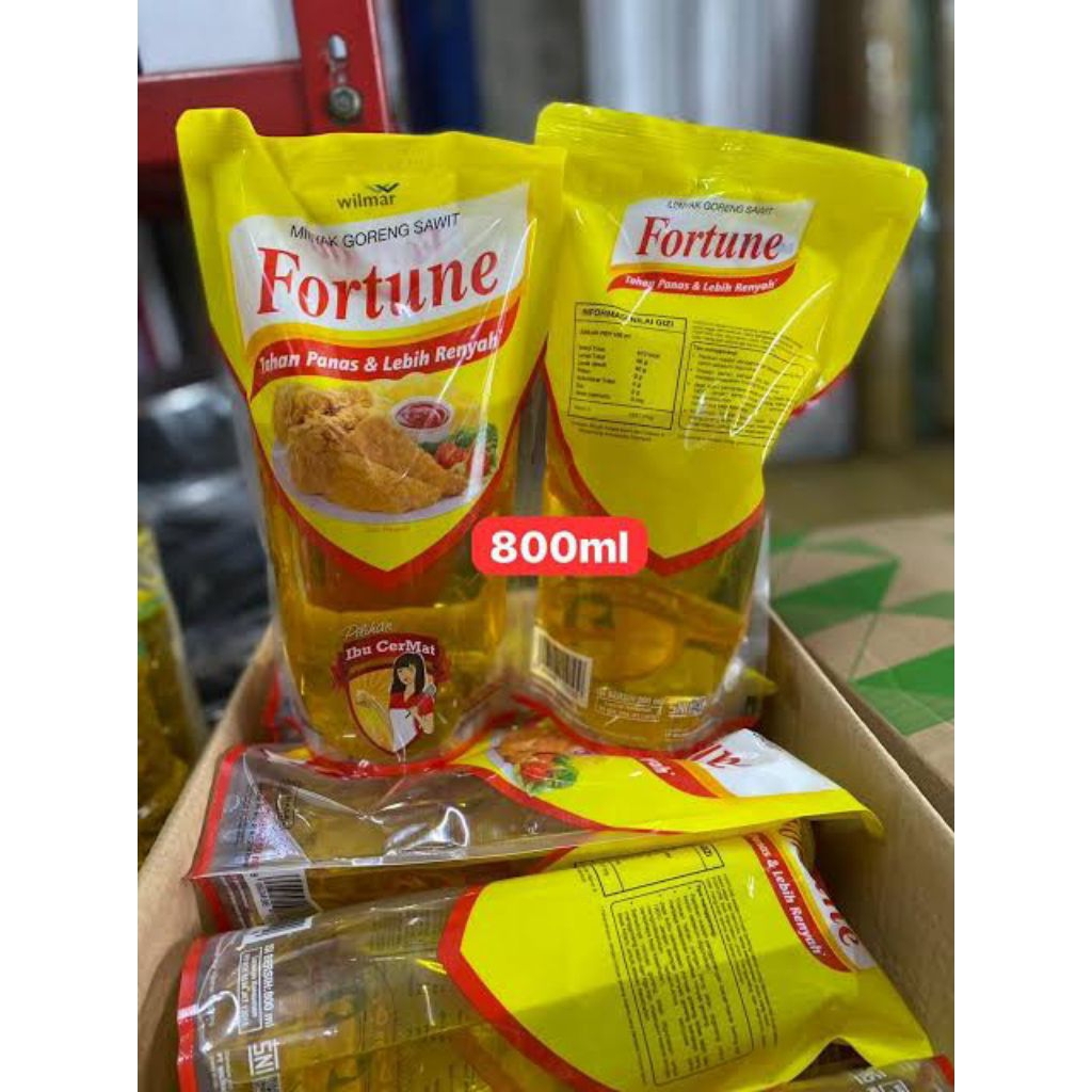 Minyak goreng fortune 800ml Minyak goreng berkualitas