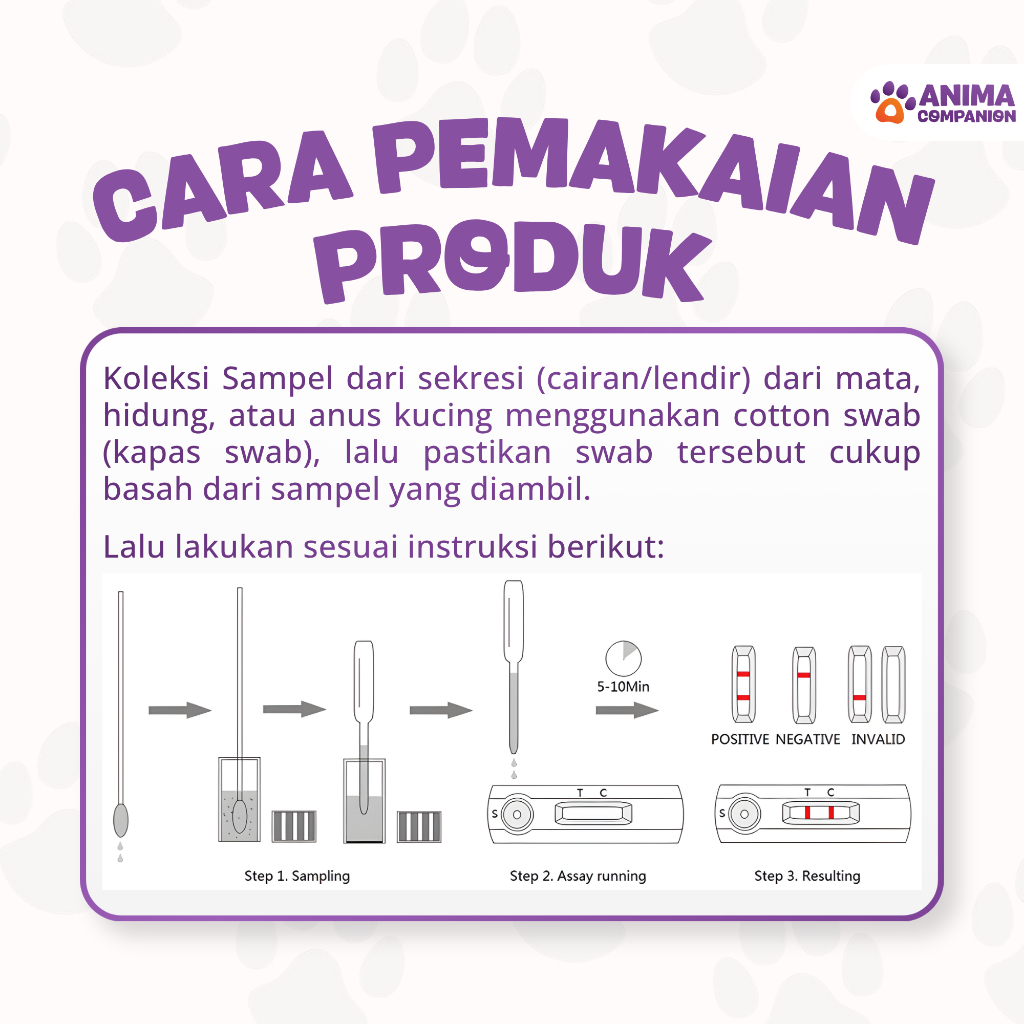 Anima Lab Fcv Ag Feline Calici Virus Antigen Anima Lab Fcv Ag Rapid Test Kit Feline Calici Virus