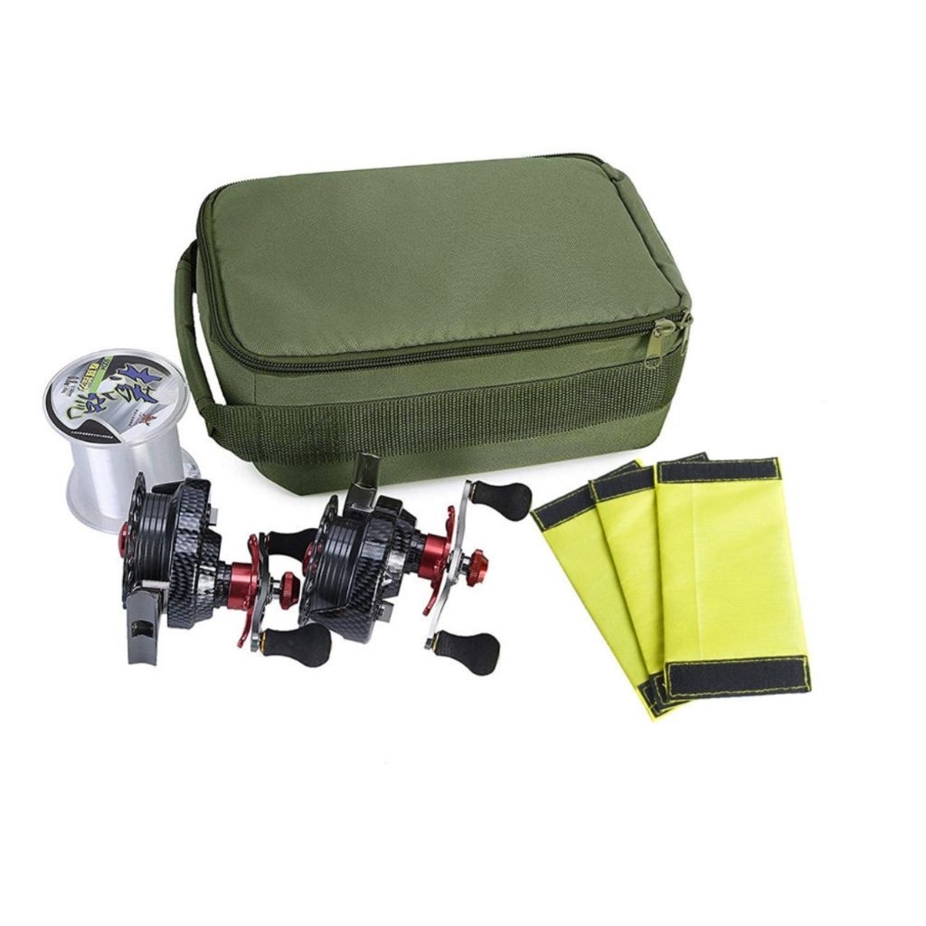 Tas Reel Pancing Multifungsi Tas Simpel Reel Pancing Tas Kuat Perlengkapan Pancing Tas Reel Mancing 