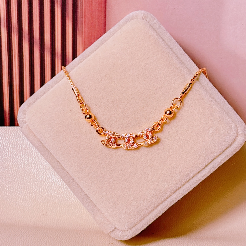 Kalung Anak Anak Model Korean Fashion Terkini Kalung Anak Wanita Lapis Emas Anti Karat Kalung Anak