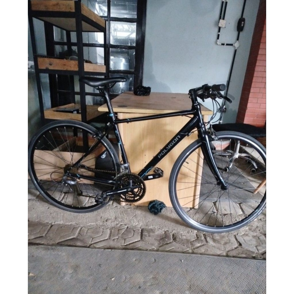 Polygon helios f1 all black rare size s/m mulus