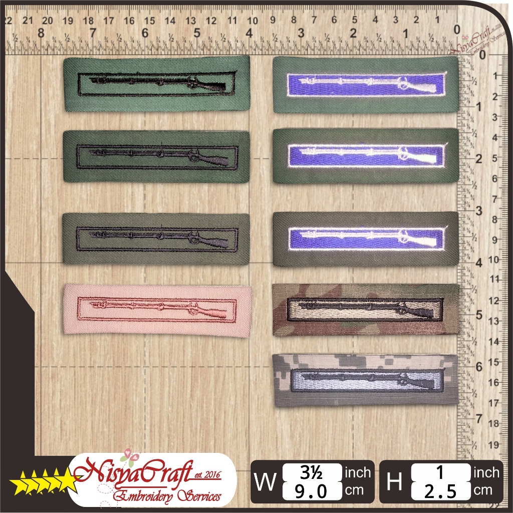 NCEP0101-0493 US Army Expert Infantryman Badge (EIB) For M65 OG107 M41 M43 Field Jacket OCP Multicam