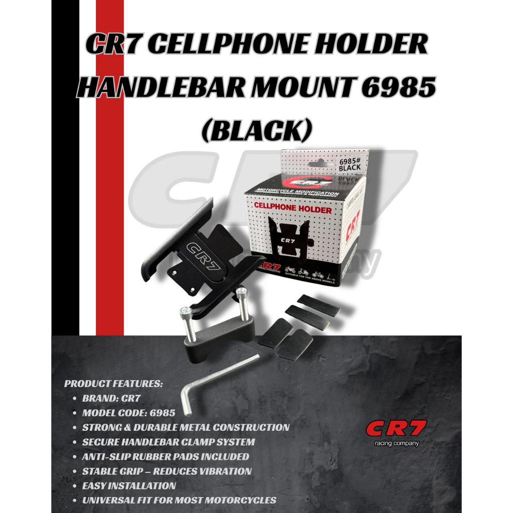 Holder HP Stang Motor 6985 Universal Untuk PCX Scoopy Beat Street KLX CRF Dll Dudukan Handphone Moto
