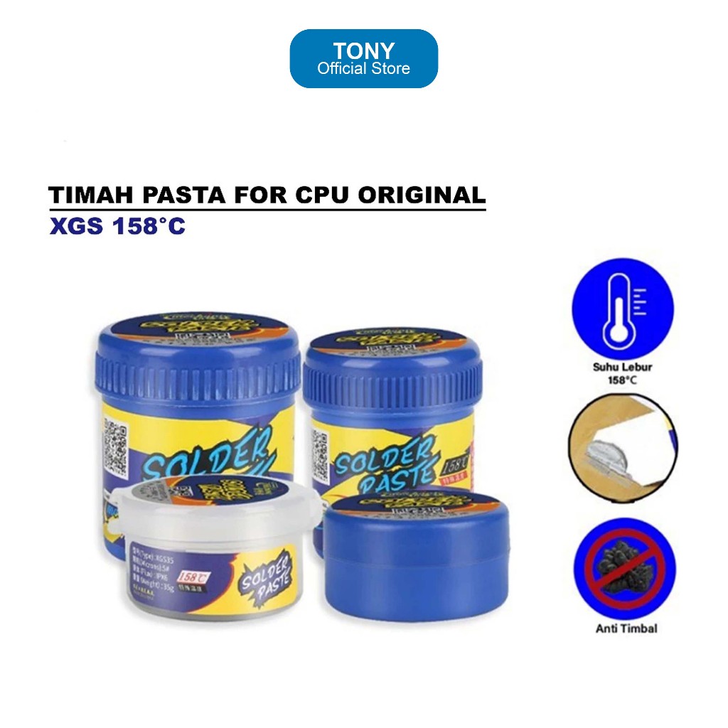 Mechanic XGS 158°C timah cair - pasta solder - timah pasta for CPU Original