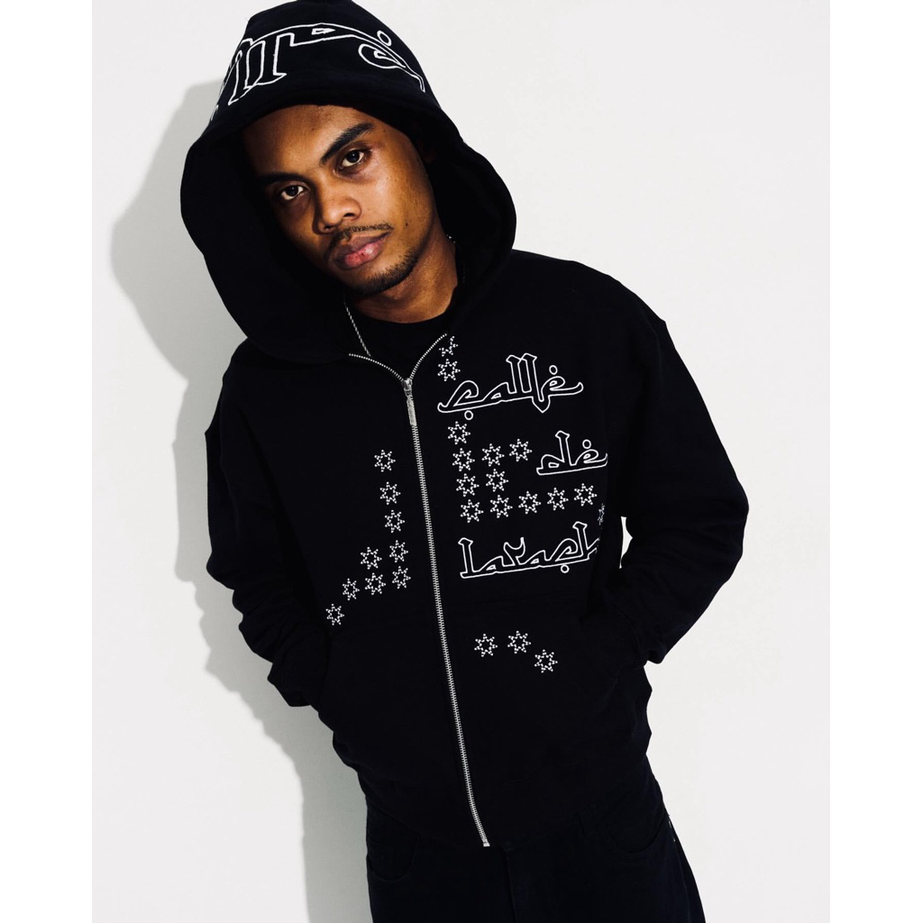 Calle De Larache Ramadhan Collection - Jubah Calle Gamis / Calle Raya Collection Denim, Zip Hoodie, 