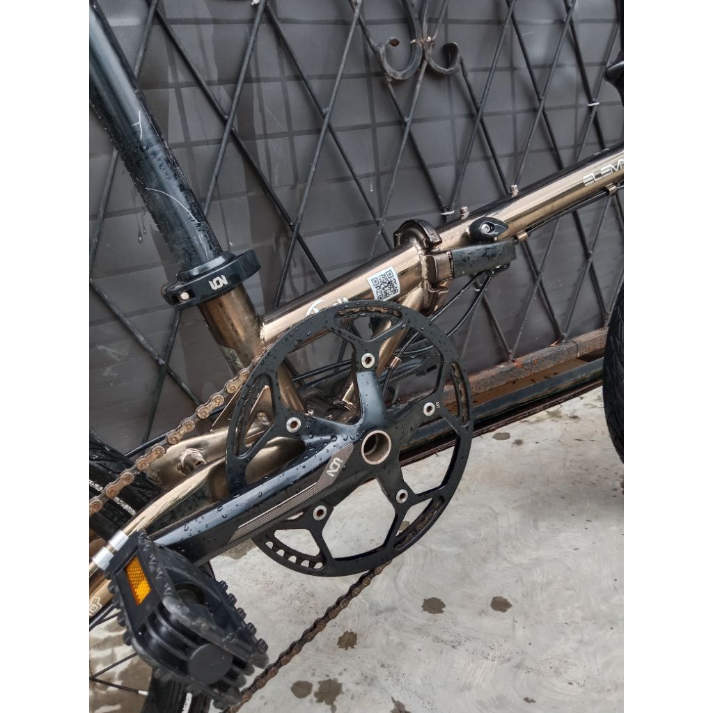 sepeda lipat merk element troy