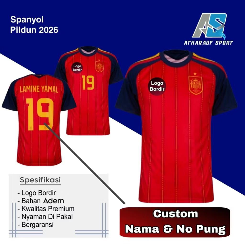 Jersey Spanyol piala dunia 2026 grade ori