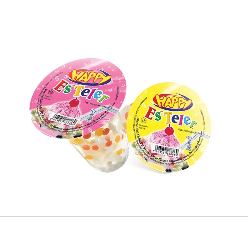 Happy Es Teler Minuman Buah Segar 170ml Isi 24 Cup [Karton/Dus]