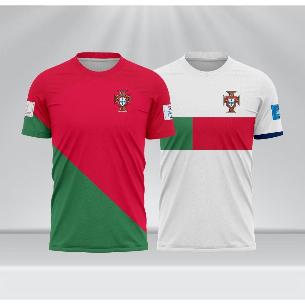 JERSEY PORTUGAL 2022 HOME AWAY GRATIS NAMA DAN NOMOR PUNGGUNG