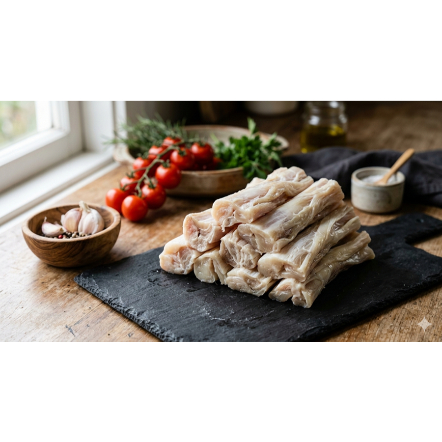 1Mart Urat Mayang Sapi Import (Ligamentum) AUS / NZ / Spain / USA - 1kg - Premium Beef Tendon
