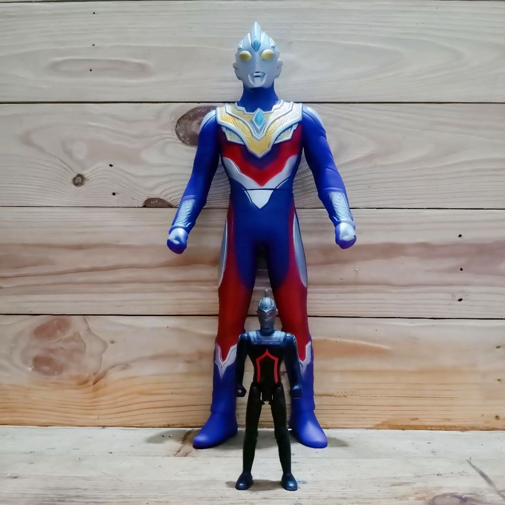 figure ultraman trigger figure jumbo big vinyl 30 cm karet ultraman trigger figure ultraman tiga new