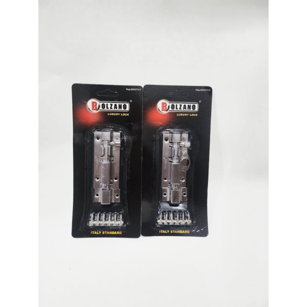 Grendel Stainless Steel Slot 3" inch BOLZANO - Grendel Slot Jendela Pintu 3" Inch BOLZANO