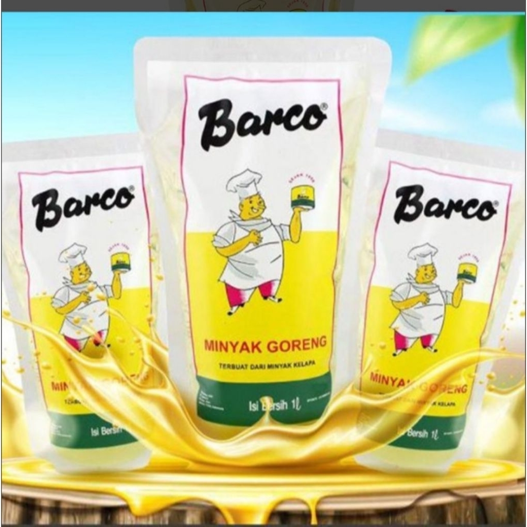 Barco minyak goreng kelapa 1 liter