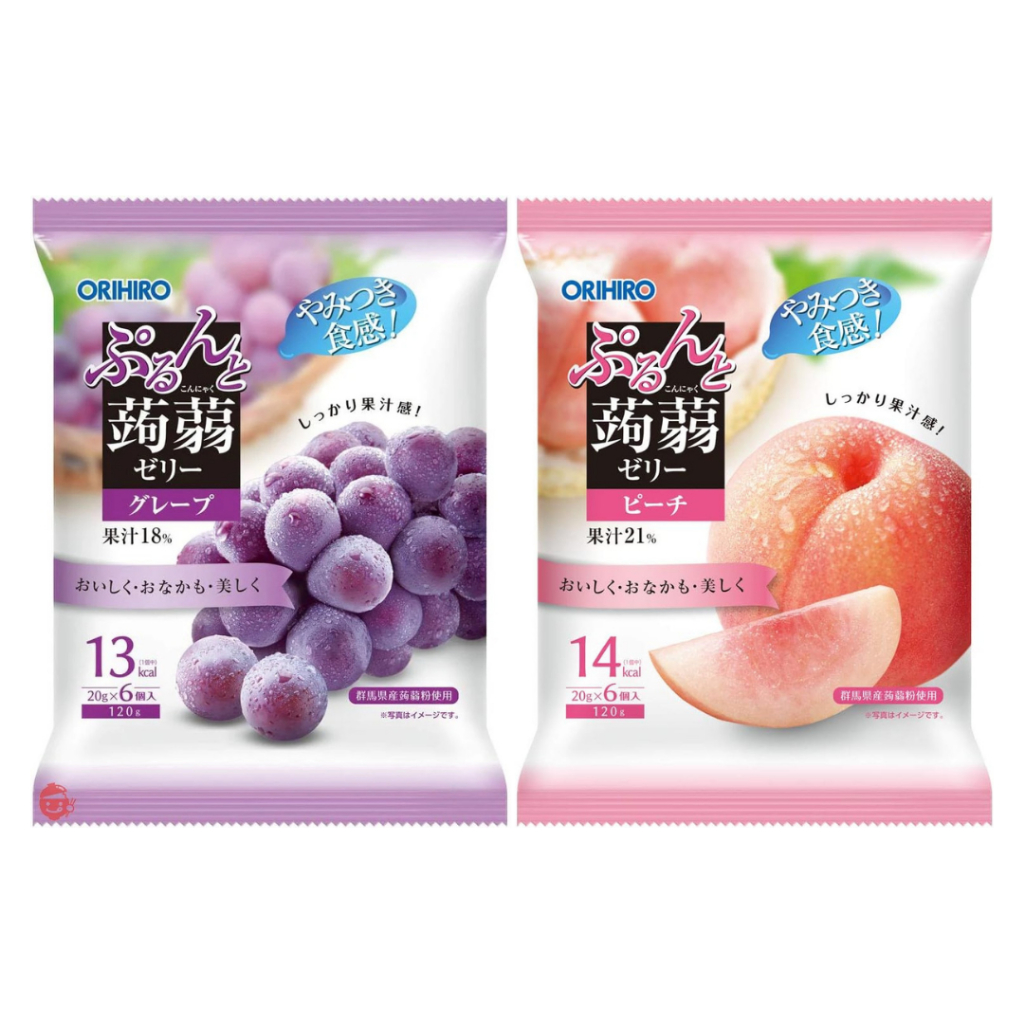 Orihiro Purunto Konjac Jelly Diet Snack 120g Cemilan Rendah Kalori Low Calorie Snack Original Jepang