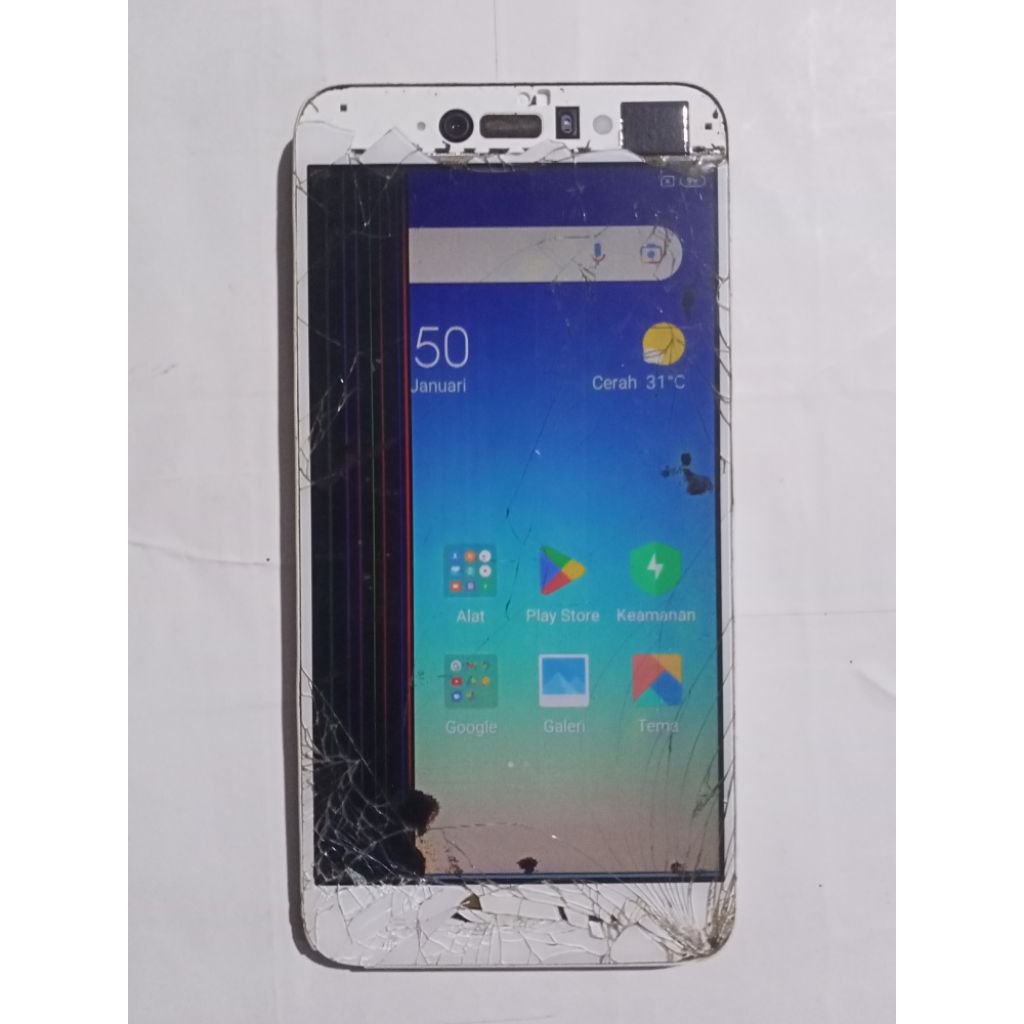 mesin hp redmi note 5A prime 3/32 normal tested unit tidak ada batrei no pola/pin