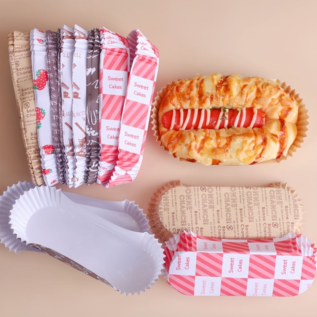 paper cup roti OVAL 200PCS paper cup case roti kertas roti