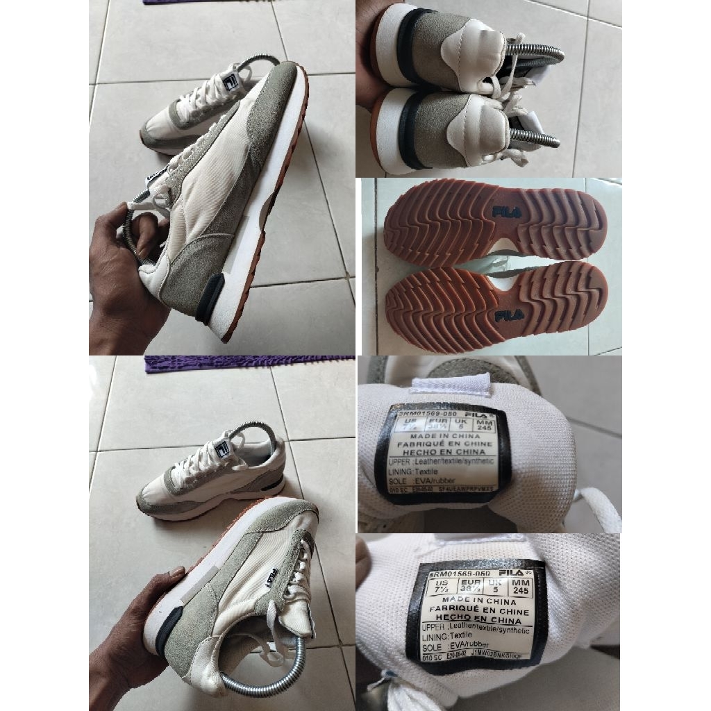 Sepatu Preloved Second Original Fila Hadron V3